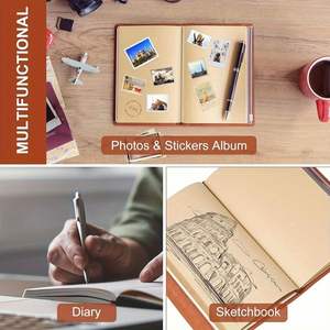 Special Daughter Gift to Mom or Dad Leather Hardcover Thermal Binding A6 140 Pages Digital Printing Writing <b>Journal</b> for Teens - Product Image 4