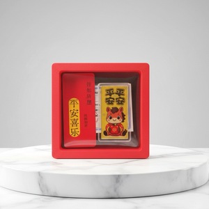 Pegatina para Teléfono Móvil de Oro Puro 999 para el Año del Caballo, Nuevo Color de Dibujos Animados, <span class=keywords><strong>Paz</strong></span> y Seguridad, Dinero para Gastar, Riqueza - Product Image 3