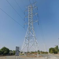 Torre de Transmisión Prefabricada de Acero Angular Galvanizado en Caliente de 4 Patas con Sistema de Brazos Transversales de Múltiples Niveles y 40m de Altura