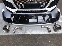 Kits de pare-chocs de voiture pour Audi Q5, 2018 pièces, mise à niveau au modèle RSQ5 SQ5, étoiles, brillants, voiture, pointes de protection