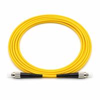 Cordon de brassage fibre optique monomode simplex FC/UPC vers FC/UPC, G652D LSZH Jaune, 1m 2m 3m pour FTTH