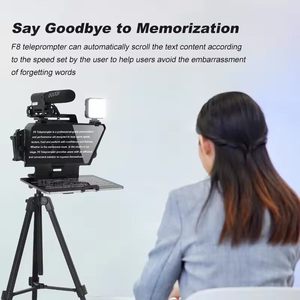 Téléprompteur Mini Portable pour Smartphone/Appareil Photo Reflex Numérique (DSLR) Tablette Enregistrement Vidéo Streaming en Direct Interview - Product Image 6