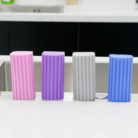 Éponge de nettoyage réutilisable à picots, activée par l'eau, pour attraper la poussière et l'humidité, pour stores, taille personnalisée OEM