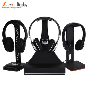 Sunyu Display Suporte personalizado para fones de ouvido, suporte de mesa para fones de ouvido