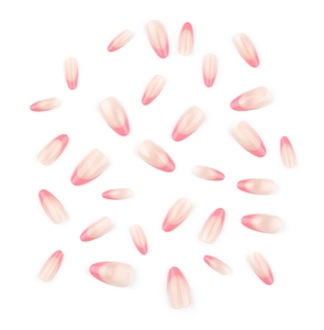 <span class=keywords><strong>Uñas</strong></span> Francesas Rosas Elegantes y Suaves, <span class=keywords><strong>Uñas</strong></span> Postizas Adecuadas para Chicas con un Estilo Fresco y Lindo, <span class=keywords><strong>Uñas</strong></span> Acrílicas de Alta Calidad, Juego de 30 Piezas - Product Image 3