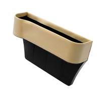 Lot de 2 porte-gobelets de voiture personnalisés en gros, organisateur de poche latérale pour console de siège avant, boîte de rangement, remplisseur d'espace pour un rangement facile