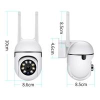 Cámara de Seguridad IP Inalámbrica Wifi de 8MP, PTZ, Zoom 4X, Seguimiento, Audio Bidireccional, Visión Nocturna en Color HD