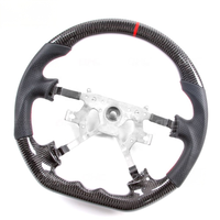 Volant de direction en fibre de carbone véritable populaire pour Nissan Patrol Y61 2012-2021, cuir noir, volant de direction de voiture de sport 4 Runner