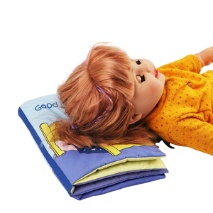 Mon premier <span class=keywords><strong>livre</strong></span> en <span class=keywords><strong>tissu</strong></span> doux non toxique Livres en <span class=keywords><strong>tissu</strong></span> pour bébé Éducation précoce Jouets Activité <span class=keywords><strong>Livre</strong></span> en <span class=keywords><strong>tissu</strong></span> froissé pour tout-petit - Product Image 2