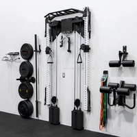 Rack de squat électrique pliable multifonctionnel mural 2026 avec contrepoids, idéal pour la maison et la salle de sport