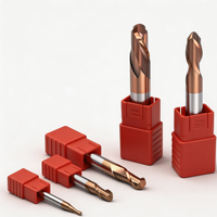 Fraise à bout sphérique en carbure monobloc HRC55 |   Fraiseuse CNC à 2 cannelures haute précision