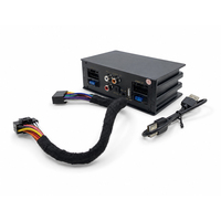 Amplificador de Audio para Auto Profesional DSP de 32 Bits, 4x50W RMS, 98dB SNR, Bluetooth, Entrada Óptica Coaxial USB, Reproductor de Audio sin Pérdidas APE FLAC WAV