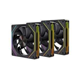 Lovingcool 2025 Nuevo estilo 120mm ARGB LED Ventiladores 4pin 12V PWM <span class=keywords><strong>CPU</strong></span> Refrigeración OEM PC Cooler para computadoras de juegos Disipador de calor de plástico 3pin - Product Image 1