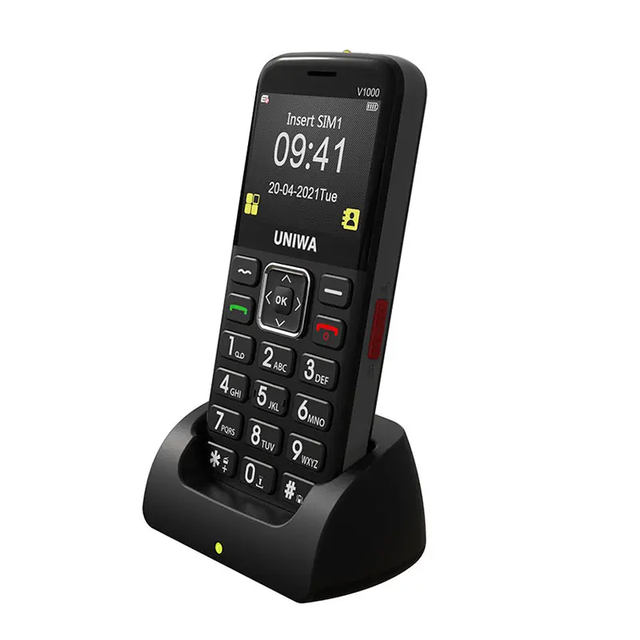 Large Font Phone for Elder Low Cost Telephone Keypad Smartphone Feature New Mobile Phone for Elderly One Key SOS Emergency Call