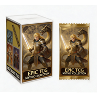 Cartes de jeu de cartes à collectionner TCG personnalisées, cartes de jeu à collectionner imprimées sur mesure, boosters, boîtes de jeu, vente en gros OEM