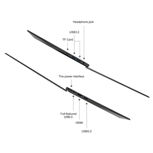 15.6\" Slim Laptop FHD 1920x1080 IPS Intel Core I5-1030G4 16GB LPDDR4 512GB SSD Metal Body New <strong>Computer</strong> English <strong>Language</strong> - Product Image 4