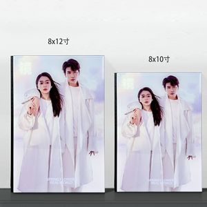 Álbum de fotos acrílico de 8x12 y 8x10 pulgadas, álbum de boda de alta calidad con cubierta laminada brillante - Product Image 1