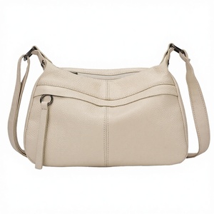 Bolsos de Mano Elegantes de Cuero Genuino para Mujer, Ligeros e Impermeables, Bolsos Cruzados de Hombro - Product Image 1