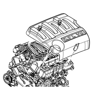 Cache de protection moteur 04891844AD pour Dodge Journey, pièce de rechange en plastique - Product Image 4