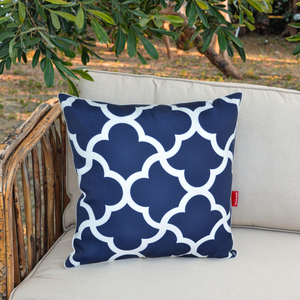 Wholesale Modern Fancy <strong>Outdoor</strong> Decorative <strong>Furniture</strong> Sofa Bed Waterproof Printed Solid/Dot Stripe Square Knitted <strong>Cushion</strong> <strong>Cover</strong> - Product Image 2