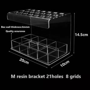 Soporte organizador acrílico personalizado de fábrica para caja de colocación adhesiva de resina de jeringa para tienda de exhibición y soporte de tienda - Product Image 2