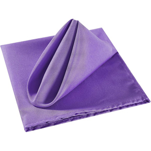 Servilletas de Tela Reutilizables al por Mayor, 100% Poliéster, Blancas, para Hotel, Boda, Restaurante, Servilletas de Mesa para Cena - Product Image 2