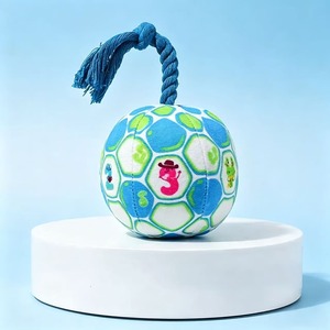 Juguete de Peluche Ecológico para Perros, Pelota Resistente para Masticar, Interactiva, para Aliviar el Estrés, Compañero para Cachorros - Product Image 3