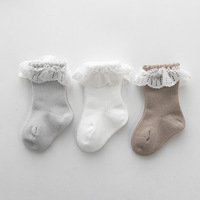 Collants / Bas en coton pour bébé de 3 ans, tricotés, respirants, épais, décontractés, motif Princesse Mignonne, collection Automne