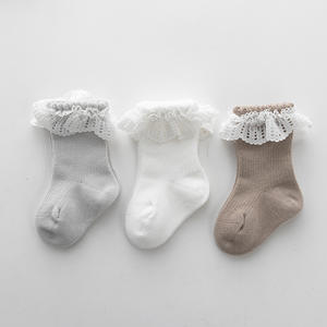 جوارب أميرة جميلة جوارب ربيعية قطنية للأطفال بعمر 3 سنوات جوارب أطفال رضع - Product Image 1