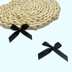 Assortiment de mini nœuds en ruban <span class=keywords><strong>satin</strong></span>é pré-noués en tissu pour emballage cadeau, artisanat et décoration de fête - Product Image 4