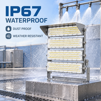 Projecteur LED modulaire fiable IP67 IK08 1000W 1200W pour l'éclairage des stades, des mât d'éclairage, des tunnels et des zones industrielles