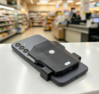 Escáner de Código de Barras Inalámbrico 2D 2.4G USB con Clip Trasero y Dongle, Lector de Códigos QR, Velocidad de Escaneo de 300 Lecturas/s, Compatible con Múltiples Sistemas Operativos, en Stock
