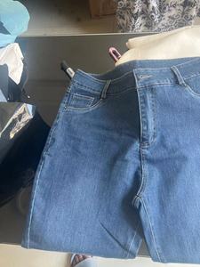 กางเกงยีนส์เอวสูงและยก<span class=keywords><strong>สะโพก</strong></span>ขนา<span class=keywords><strong>ด</strong></span>ใหญ่ของผู้หญิงกางเกงขา<span class=keywords><strong>ด</strong></span>รุ่งริ่งสำหรับ XS-4XL - Product Image 5