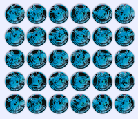YS Ensemble de pièces commémoratives officielles du 30e anniversaire de Pokémon TCG en chinois simplifié, accessoire de combat PTCG, pièce de jeu de collection