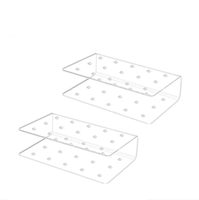 Présentoir de gâteau de support de sucette acrylique Transparent pour la fête d'anniversaire de douche de bébé de mariage; pour les décorations de bonbons