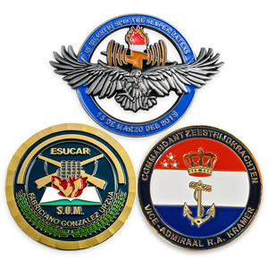 เหรียญที่ระลึกทำจากโลหะสังกะสีผสมจากชิลีทำจากโลหะทองเหลืองเคลือบโลหะเงินและเหรียญที่ท้าทายพร้อมกล่องบรรจุตามสั่ง - Product Image 4