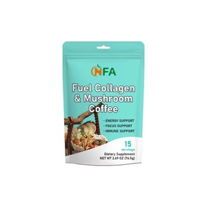 ODM OEM Fuel Collagen Mushroom Coffee Powder with Carbohydrate Fiber <b>Protein</b> Reduce Joint Aches And Stiffness Redured Stress - Product Image 1