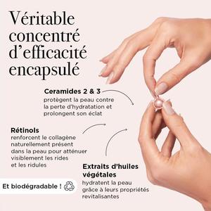 OEM Etiqueta Privada Vitamina E <span class=keywords><strong>C</strong></span> Ceramida <span class=keywords><strong>C</strong></span>ápsulas Ácido Hialurónico Infundido Día Noche Suero para Esencia Blanqueamiento Cuidado DE LA Piel Reparación F - Product Image 4