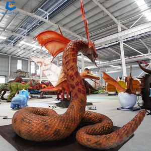 Modello di Serpente Basilisco Animatronico a Grandezza Naturale GTAD35 per Parchi a Tema e Zoo - Product Image 6