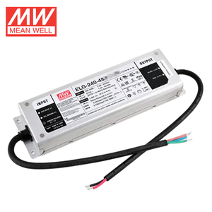 민웰 ELG-240 시리즈 240W 정전류 및 정전압 LED 드라이버 24V/36V/42V/48V/54V IP67/IP65 내장 PFC AC-<span class=keywords><strong>DC</strong></span> - Product Image 3