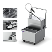 Unité de filtration d'huile industrielle de type chariot COMAI, capacité maximale de 20 L, débit de 0,5 GPM