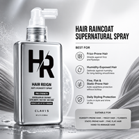 Semprotan Rambut Anti Kelembapan Grosir, Pelindung Rambut Tak Terlihat Dengan Keratin Quinoa OEM ODM Label Pribadi Kustom untuk Salon