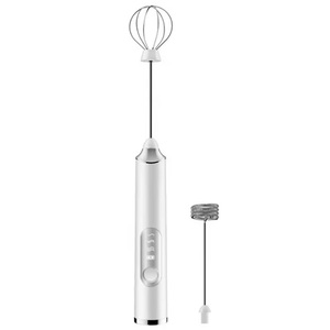 Fouet à œufs multifonctionnel en <span class=keywords><strong>plastique</strong></span> ABS rechargeable à 3 vitesses pour la pâtisserie, le matcha, le café, mousseur électrique - Product Image 1