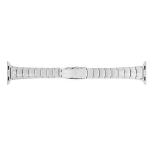 Correa de Reloj de Acero Inoxidable Ultra Lujosa en Oro, Transpirable, con Cierre de Mariposa, Compatible con Modelos de 45mm, 44mm, 41mm, 42mm y 49mm - Product Image 2