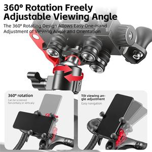 <span class=keywords><strong>Support</strong></span> de téléphone pour vélo WEST BIKING en aluminium antichoc, rotation à 360°, fixation rapide, pour <span class=keywords><strong>VTT</strong></span>, vélo de route, moto - Product Image 3