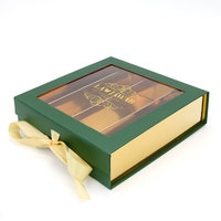 Boîte cadeau Diwali personnalisée, petite boîte à gâteaux sucrés, panier de fruits secs Diwali, emballage décoratif pour chocolat, emballage avec fenêtre