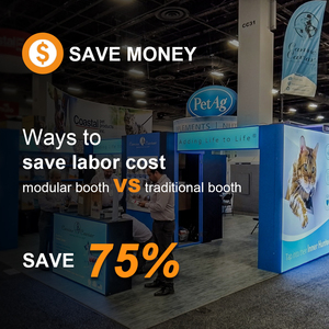 Professional High-End Custom Size Wooden Tradeshow Exhibition Booth with Dye Sublimation Printing Quick <strong>Setup</strong> &amp; Modular Design - Product Image 6