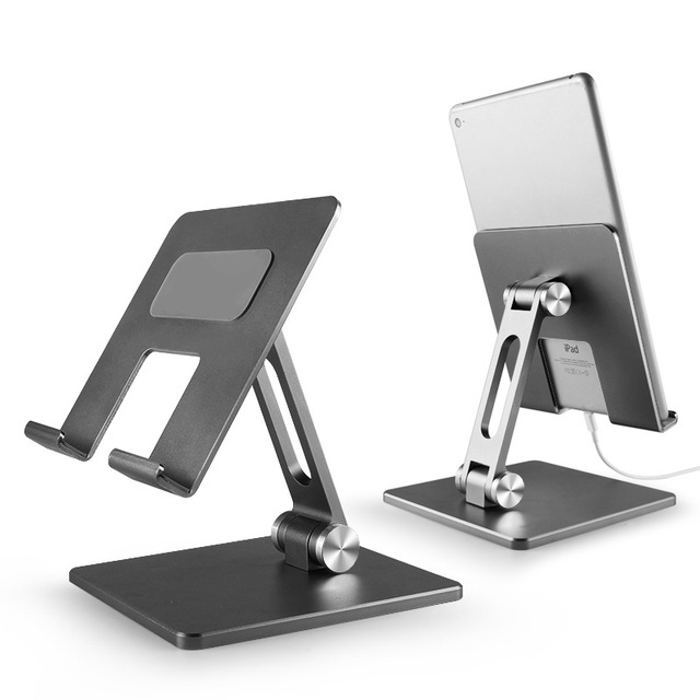 Aluminum Alloy Foldable Tablet Stand for iPad for -Desktop Elevated Computer Stand