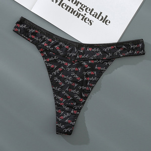 Nuovo Design Teen <span class=keywords><strong>Girl</strong></span> Black <span class=keywords><strong>Sexi</strong></span> Mature Brief Lingerie donna mutandine perizoma a vita alta senza cuciture - Product Image 4