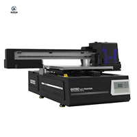 Nouvelle machine d'impression UV 6090 entièrement automatique à 3 têtes XP600 CMYKW Plus Vernis, impression en un seul passage, effet relief pour tasses, étiquettes en cristal et rouleaux